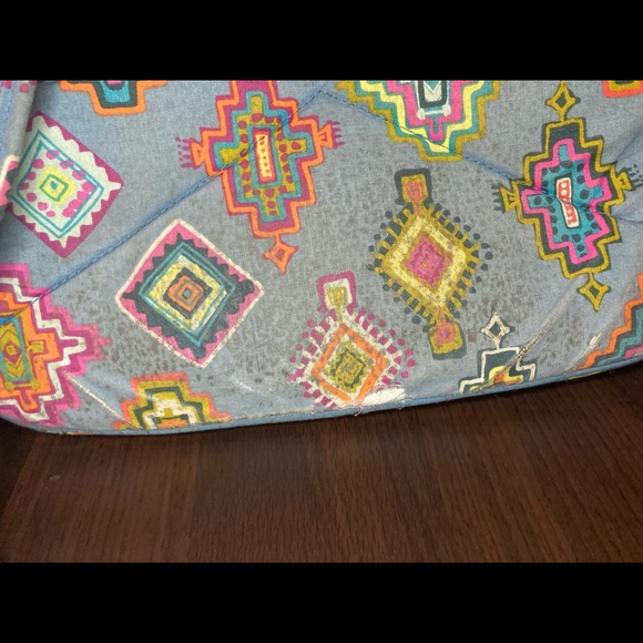 Vera Bradley Gray Laptop Backpack - Picture 3 of 13